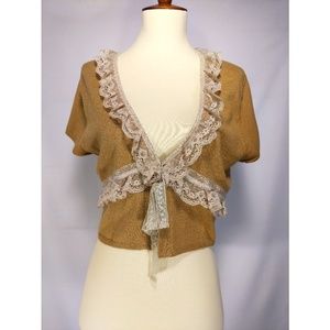 Anthropologie short sleeve cardigan